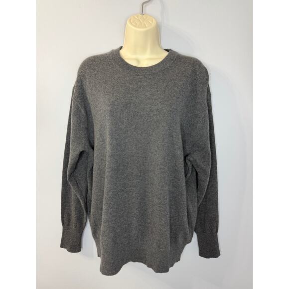 J. Crew Cashmere Relaxed Crew Neck Sweater Casual Wardrobe Grey Women's S - Picture 6 of 13